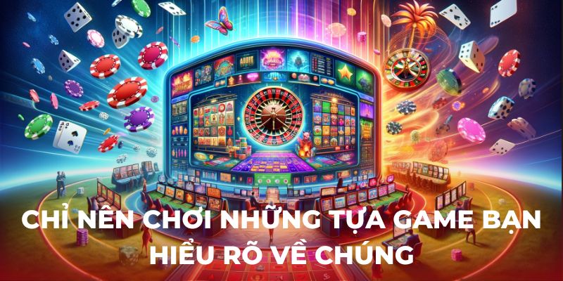 Chỉ nên chơi những tựa game bạn hiểu rõ về chúng