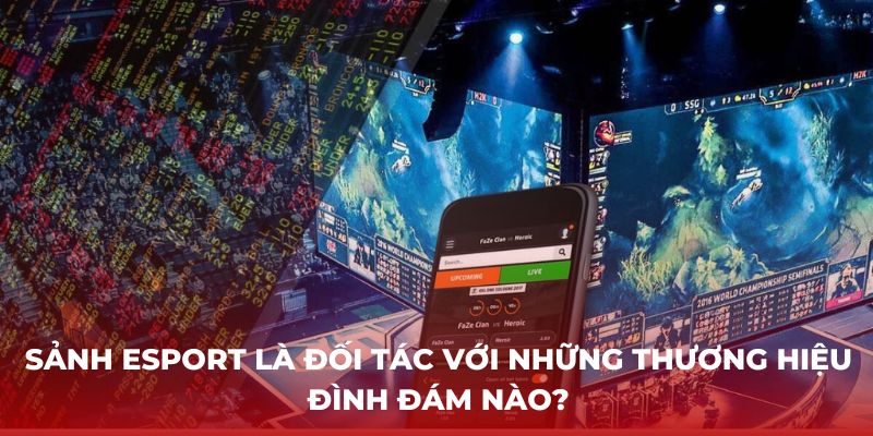 Sảnh Esport là đối tác với những thương hiệu đình đám nào?